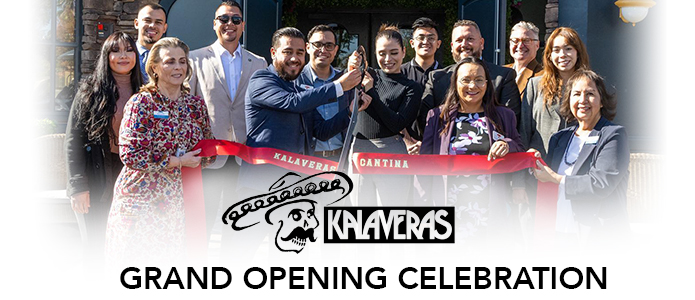 Kalaveras grand opening ribbon cutting.
